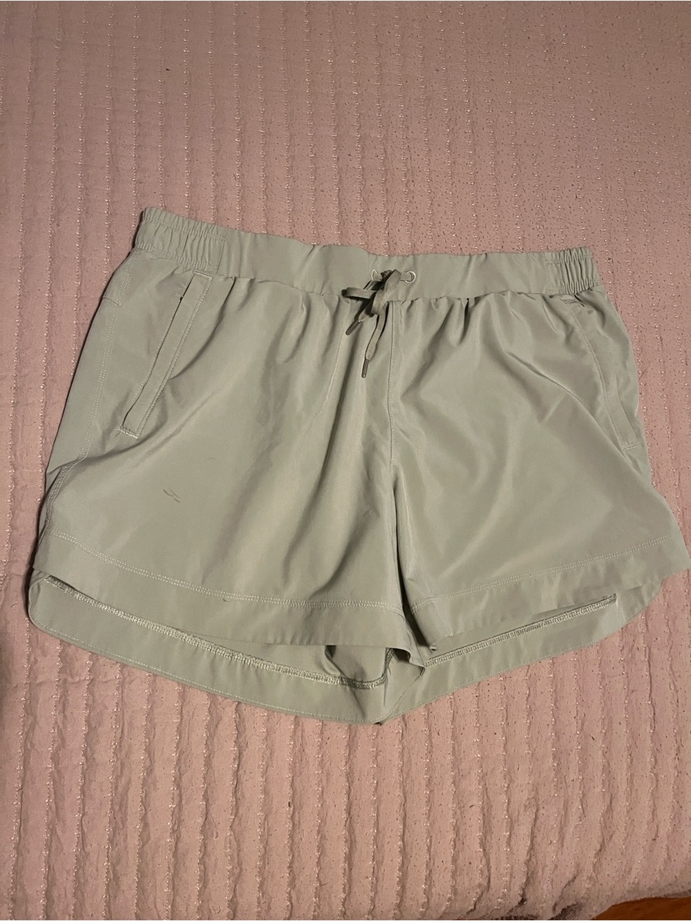 Calia Women's Athletic Drawstring Shorts in Sage